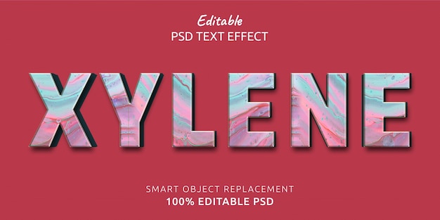 Xylene Photoshop Text Effect