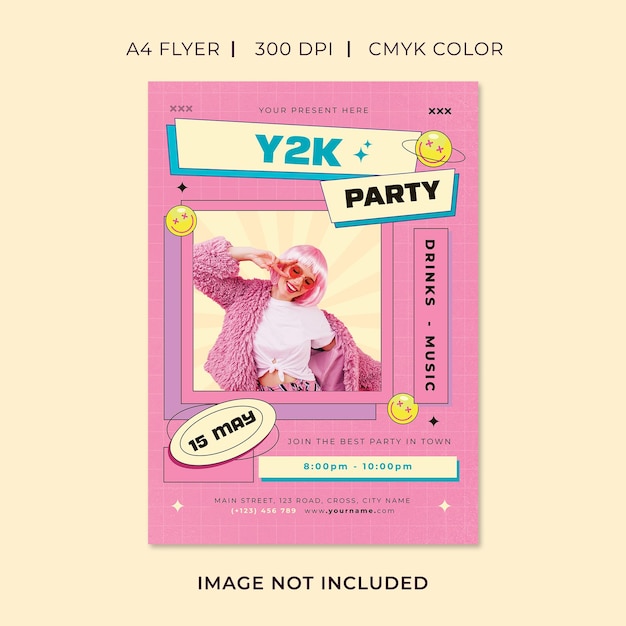 Y2K Party Flyer