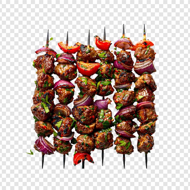 PSD yakitori isolated on transparent background