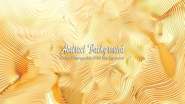 PSD a yellow background with a pattern of lines and a place for a text