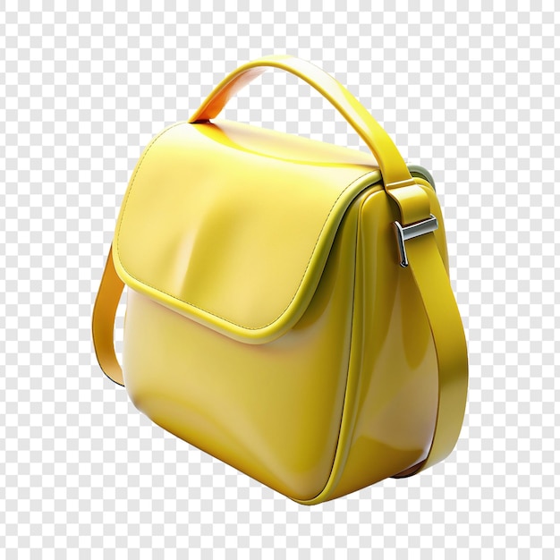 PSD a yellow bag with a strap that says backpack