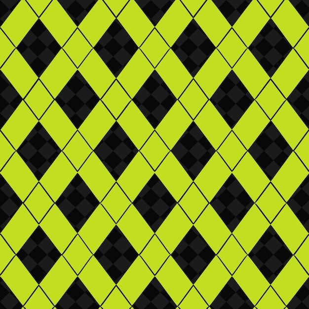 PSD a yellow and black diamond patterned wallpaper with a black and green diamond pattern