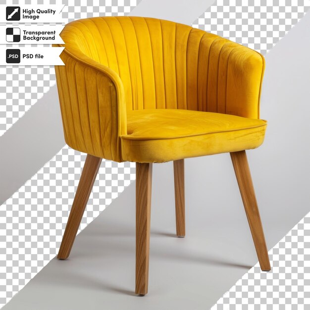 a yellow chair with the word quot rectangle quot on it