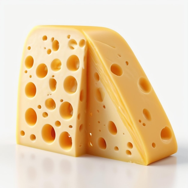 PSD a yellow cheese that has holes in it