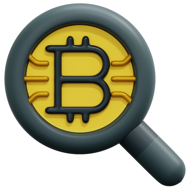 A yellow coin with the letter b on it