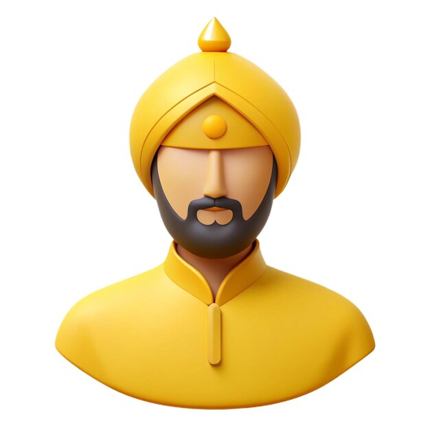 a yellow figurine of a man wearing a yellow helmet