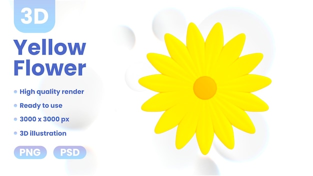 A yellow flower with a white background that says yellow flower on it.