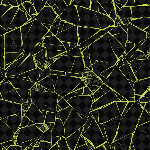 PSD a yellow and green abstract pattern of squares with lines that say quot x quot