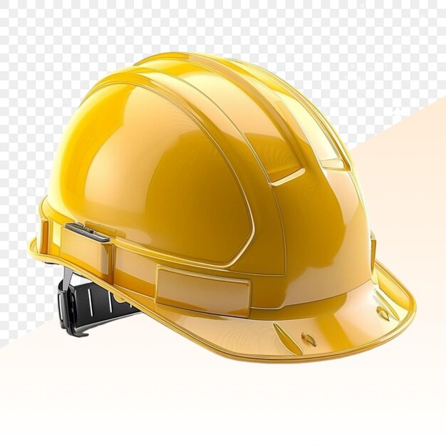 PSD a yellow helmet with the word helmet on it