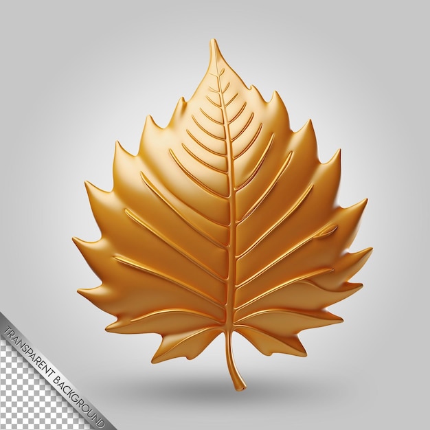 a yellow leaf that is made by the maple leaf