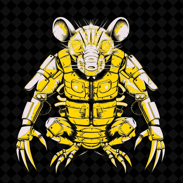 a yellow lobster with a black background and a black and white background