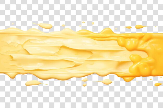 PSD yellow paint splash transparent background