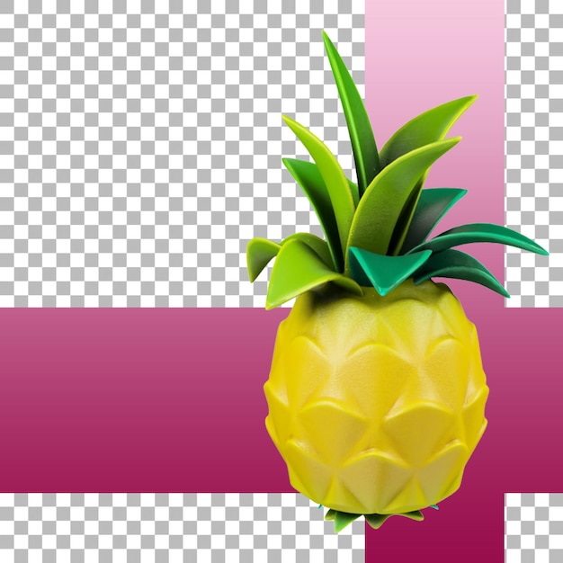 Yellow Pineapples for design element