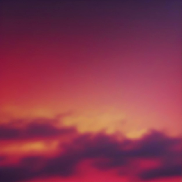 Yellow and Red sky at Sunset color gradient background