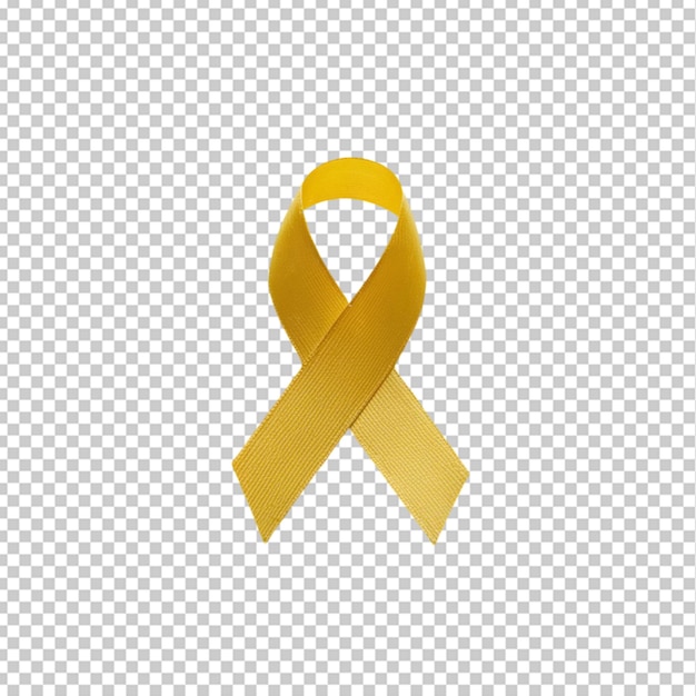 PSD yellow ribbon symbolizing breast cancer awareness