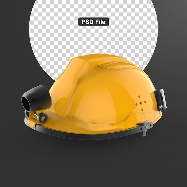 yellow safety helmet