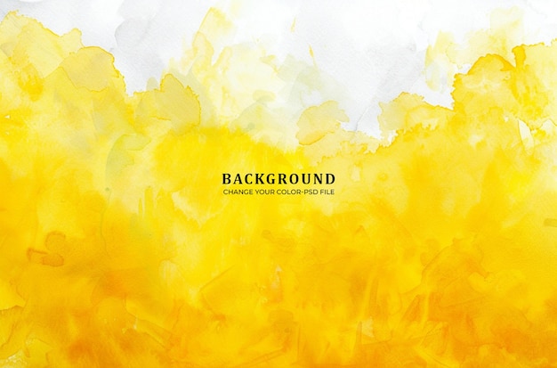 Yellow water color background yellow color yellow gradient texture minimalism flat design