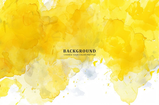 Yellow water color background yellow color yellow gradient texture minimalism flat design