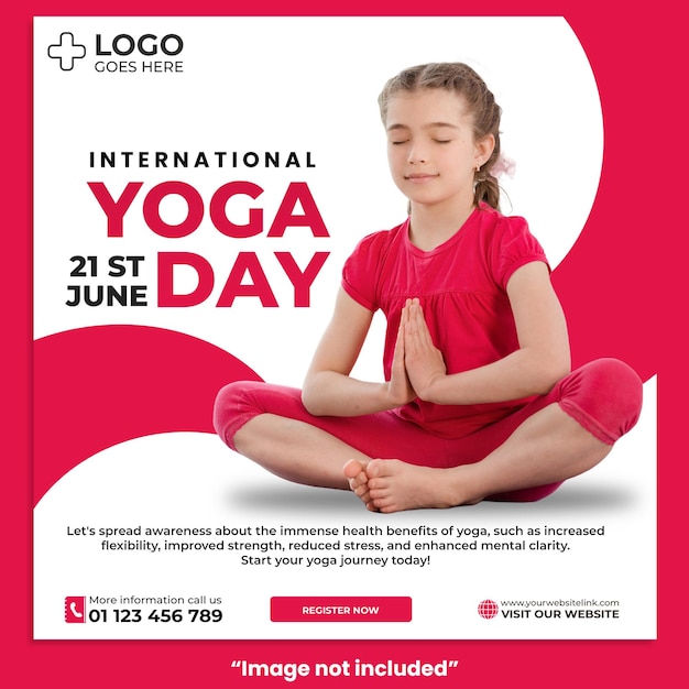 yoga day post for social media