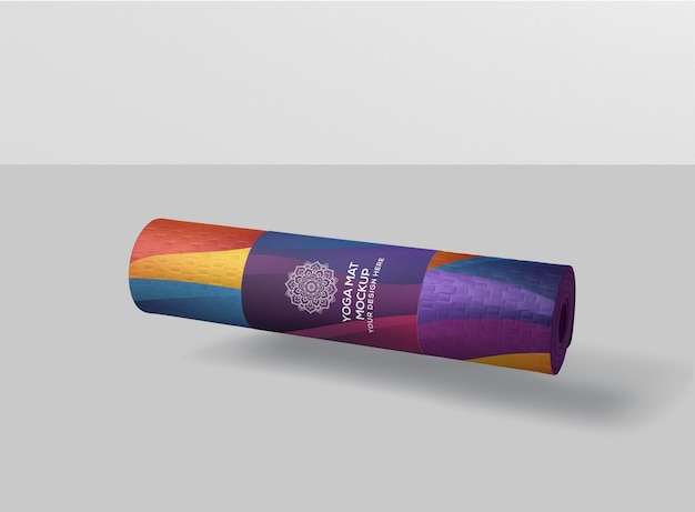 PSD yoga mat mockup