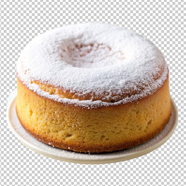 yogurt cake with powdered sugar