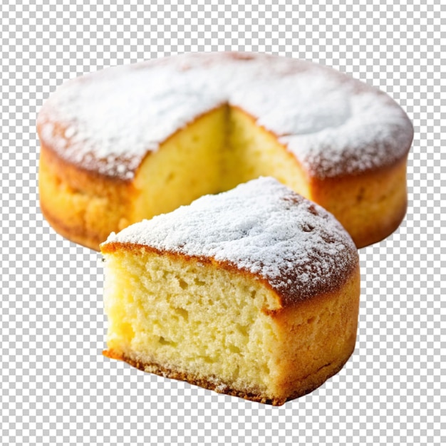 yogurt cake with powdered sugar