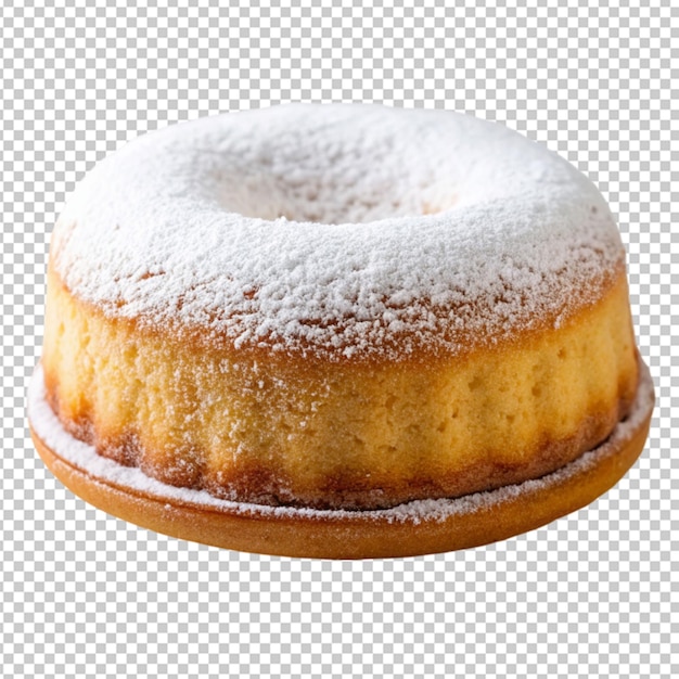 yogurt cake with powdered sugar