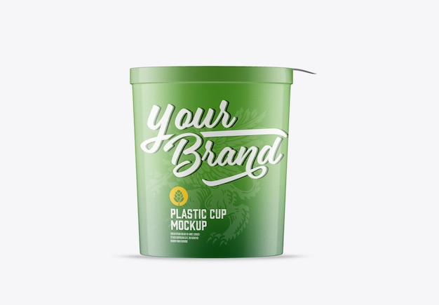 Yogurt Cup Mockup