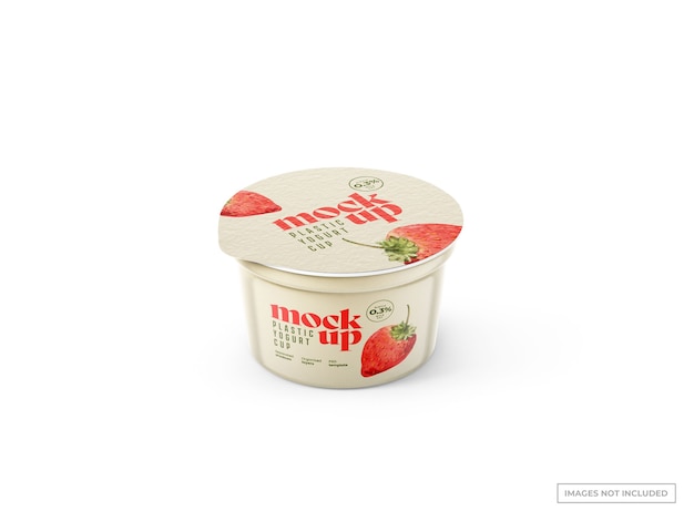 Yogurt Cup Mockup