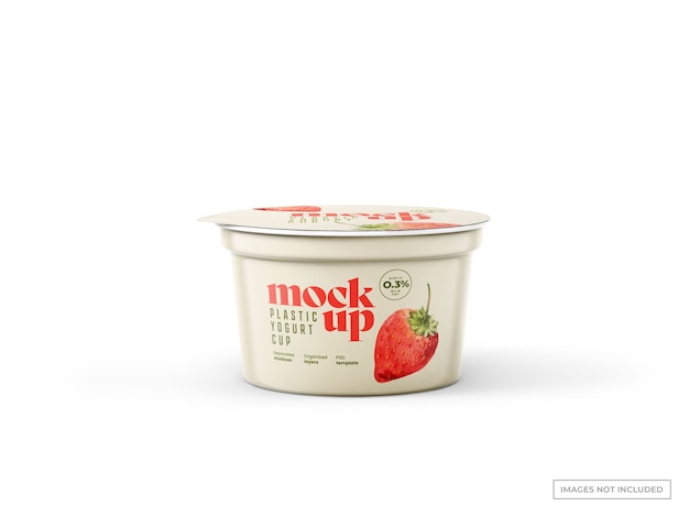 Yogurt Cup Mockup