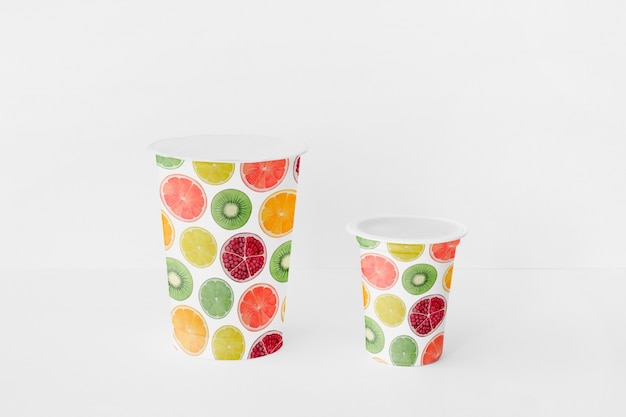 Yogurt cup mockup