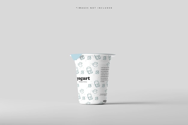 Yogurt or Ice Cream Cup Mockup