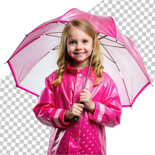 Young child enjoying childhood happiness by playing in the puddle of water after rain