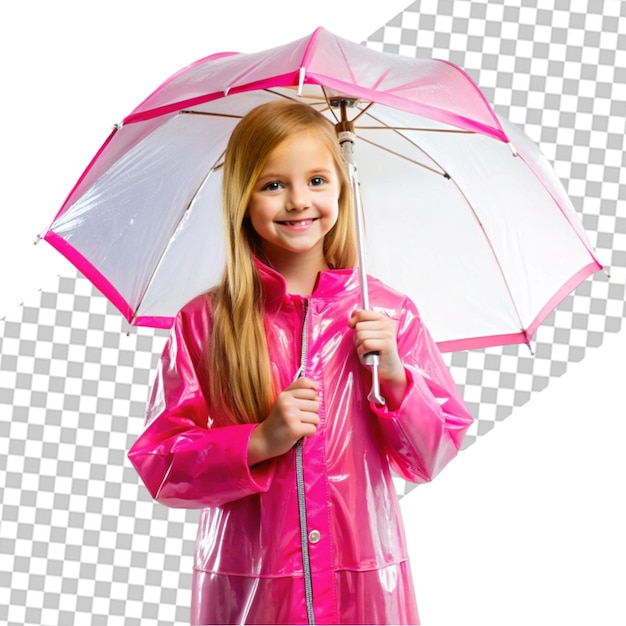 Young child enjoying childhood happiness by playing in the puddle of water after rain