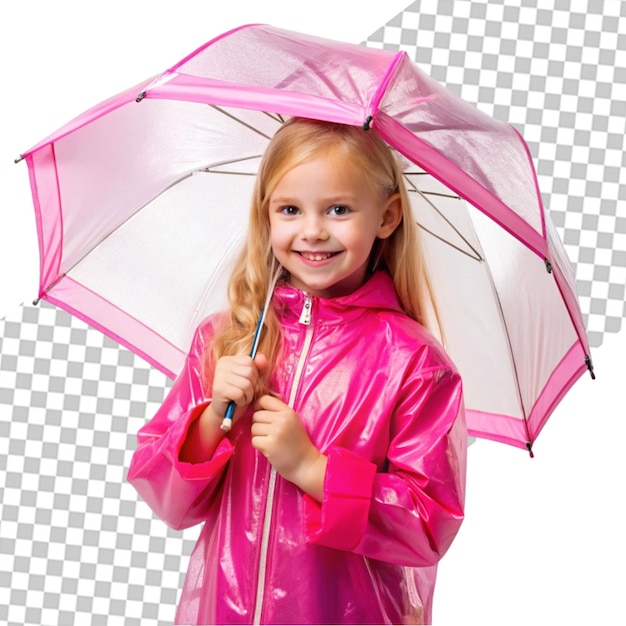 Young child enjoying childhood happiness by playing in the puddle of water after rain