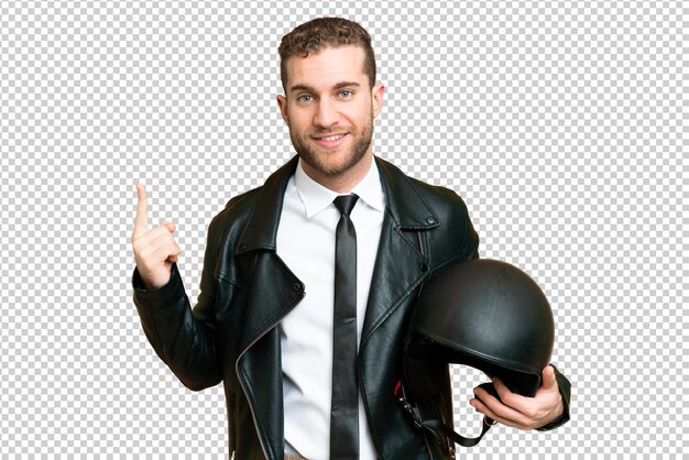 Young handsome blonde man over isolated chroma key background