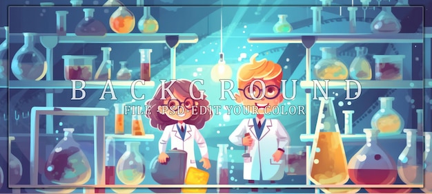 Young Scientists in a Laboratory Setting