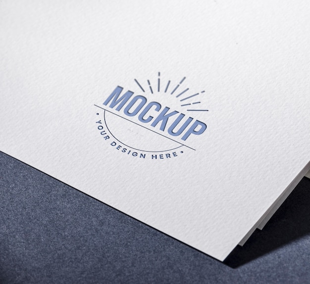 Your design here business card mock-up