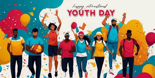 PSD youth day social media instagram post banner template