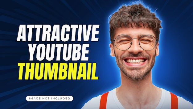 PSD youtube channel thumbnail or thumbnail design for youtube videos