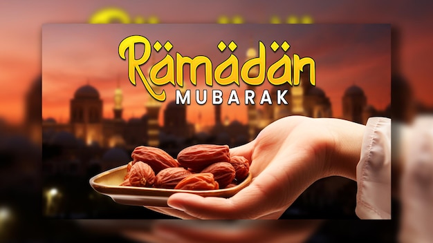 youtube thumbnail background for islamic ramadan Festival