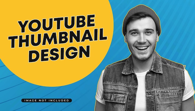 PSD youtube thumbnail design and youtube thumbnail design cover