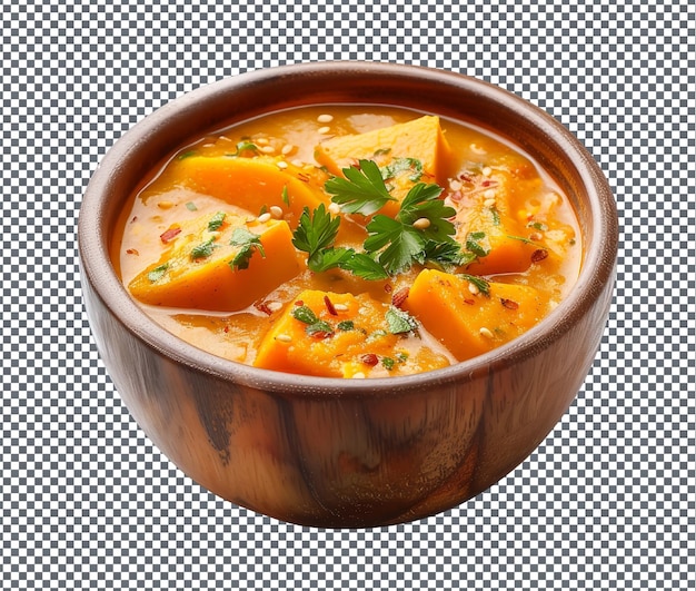 yummy Duba Wat EthiopianEritrean pumpkin stew isolated on transparent background