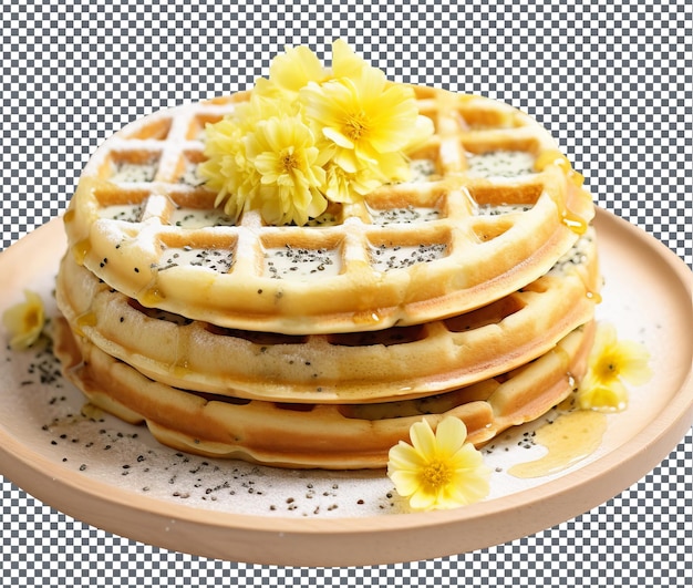 yummy Lemon Poppy Seed isolated on transparent background