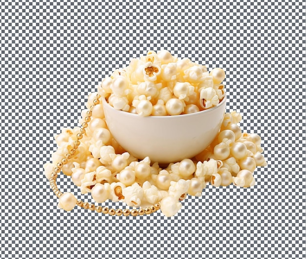 yummy Popcorn Kernel Jewelry isolated on transparent background