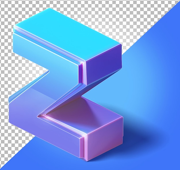 Z Letter 3D isometric