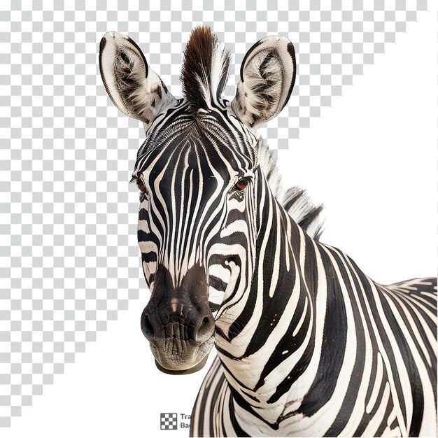 PSD zebra transparent background