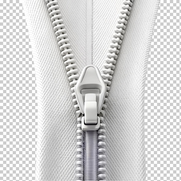 PSD zip isolated on transparent background