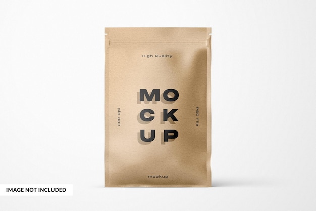 Ziplock Packaging Bag Mockup