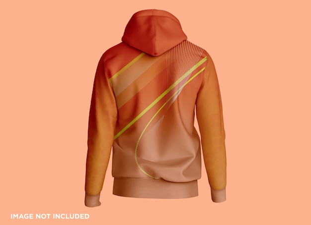 Zipper Hoodie Jacket Mockup